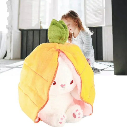 🐰 ¡El conejito reversible que se esconde en una fruta! 🍓