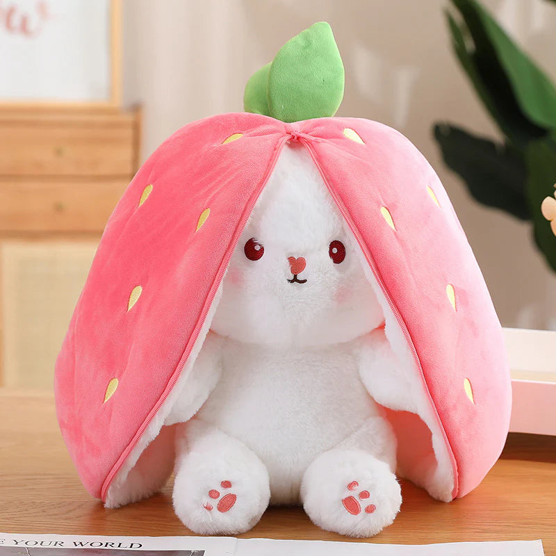 🐰 ¡El conejito reversible que se esconde en una fruta! 🍓